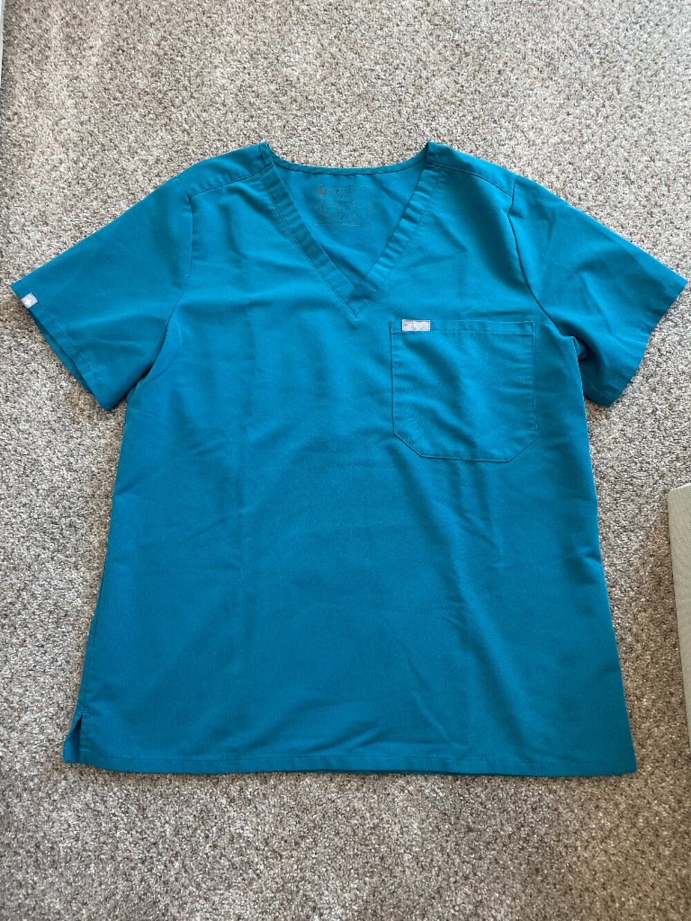 FIGS Pacific Blue Catarina One-Pocket Scrub Top